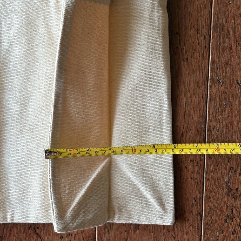 NEW Tory Burch Canvas Tote Bag. Beige. NWOT. - Picture 5 of 5